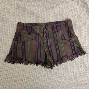 Free People Multi-Color Shorts